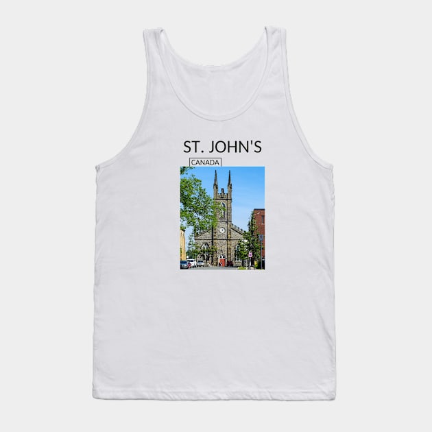 St Johns Newfoundland and Labrador Canada Gift for Canadian Canada Day Present Souvenir T-shirt Hoodie Apparel Mug Notebook Tote Pillow Sticker Magnet Tank Top by Mr. Travel Joy